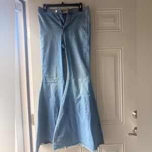 We The Free Light Blue Flare Jeans